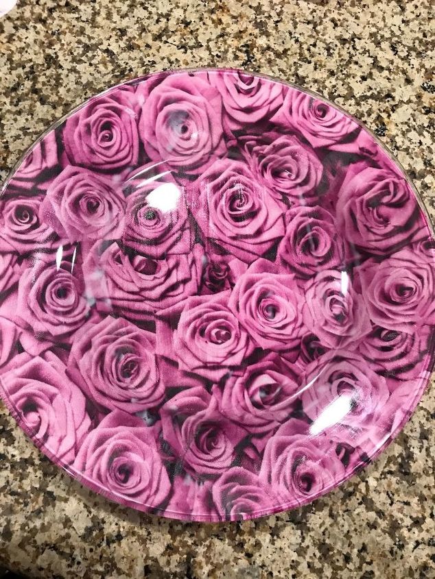 fabric cake plate pedestal serving stand