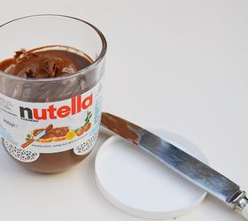 super cut upcycled nutella jar cloche