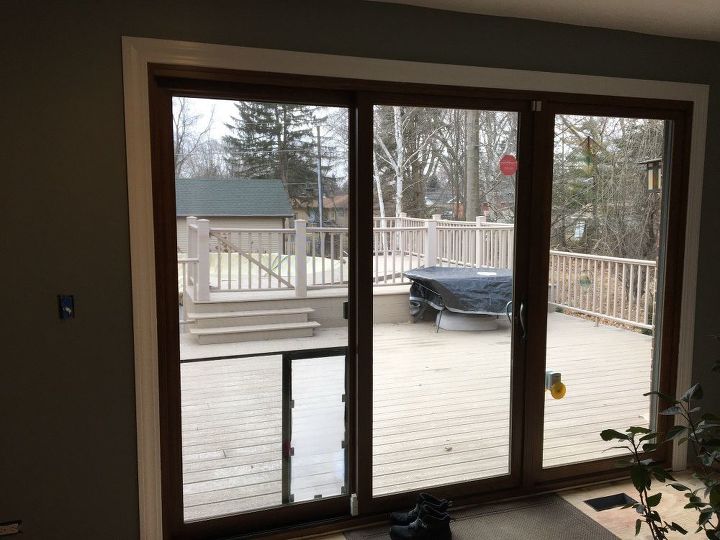 Sliding glass door trim