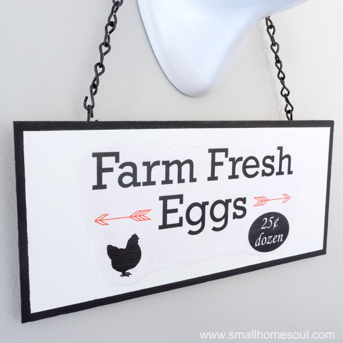cartel de huevos en venta fcil de hacer en la granja