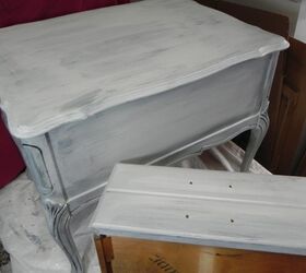 french provincial end table makeover