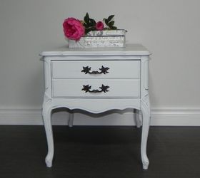 french provincial end table makeover