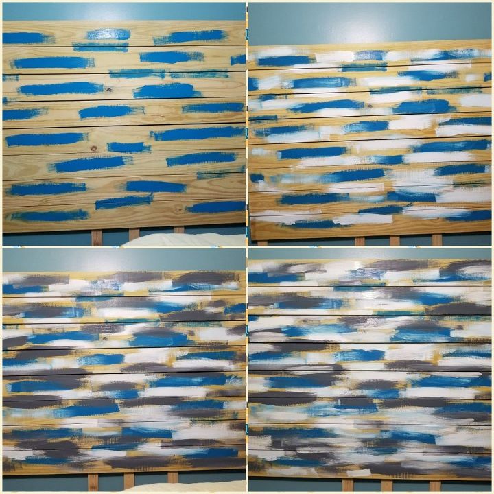 bed room make over continued rustic headboard