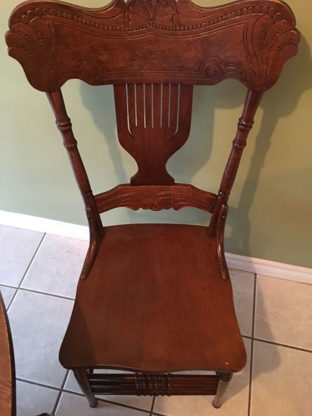 q how to fix cracked antique chairs
