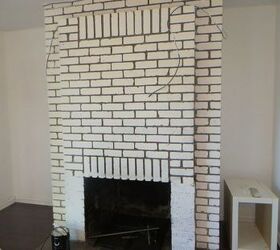 q how can we get rid of a bulky and non functional fireplace