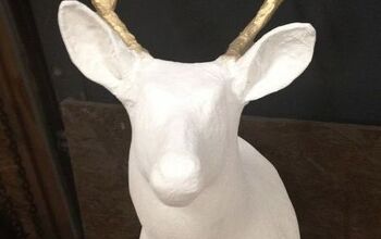 DIY White Deer Head