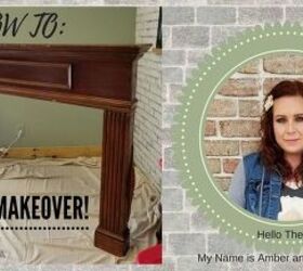 how to mantle makeover diy