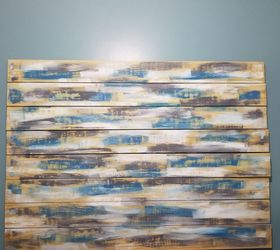 bed room make over continued rustic headboard