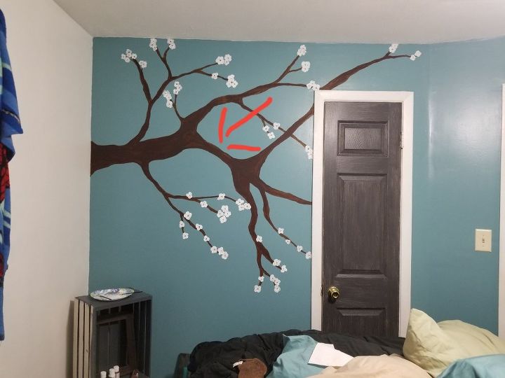 reforma do quarto de cama arte na parede