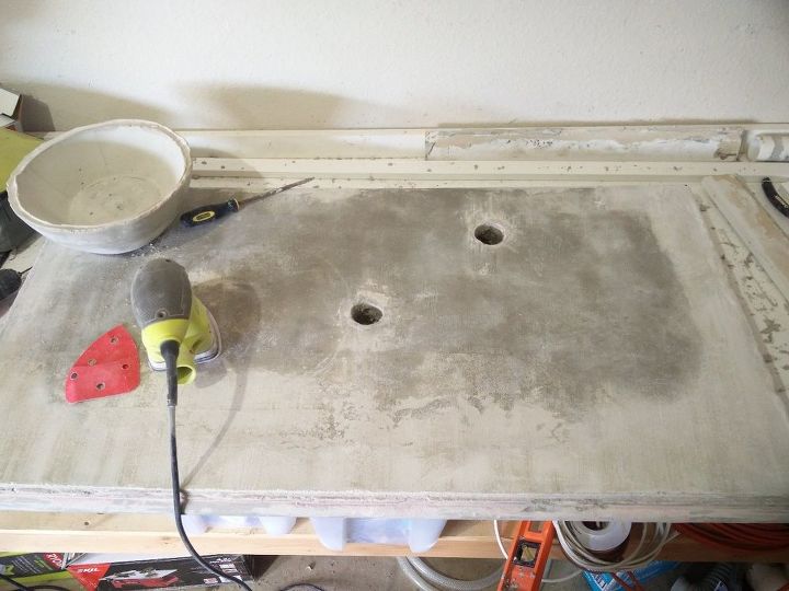 como fazer sua prpria bancada de concreto para uma vaidade do banheiro