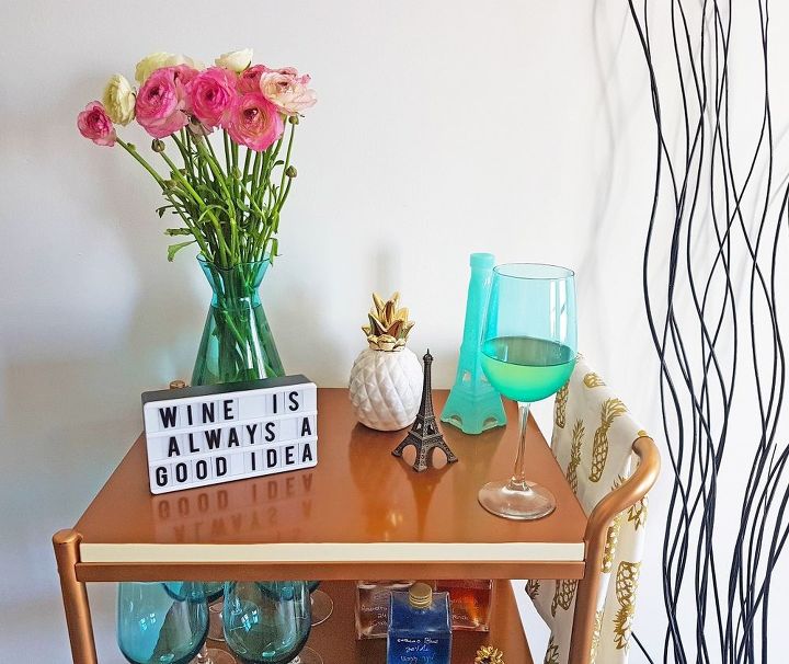 makeover to an old ikea cart