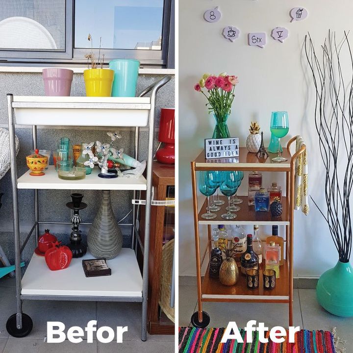 makeover to an old ikea cart
