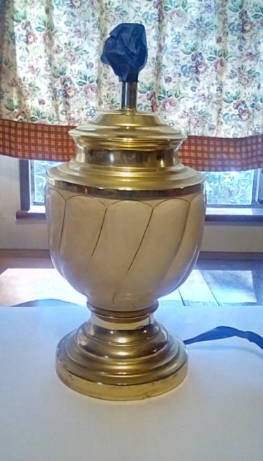 old lamp given farmhouse style