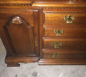 outdated dresser turned dandy island, It was ugly But I saw potential