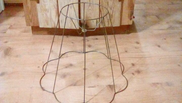 old lamp given farmhouse style