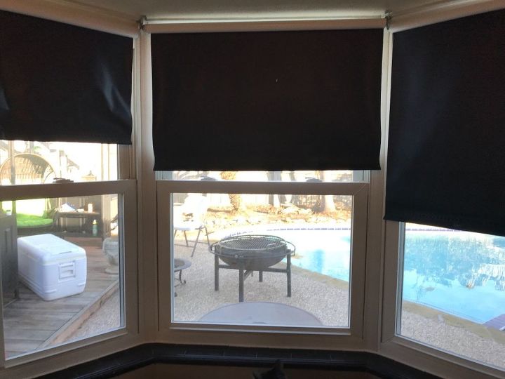 q what is best economical window covering for bay window