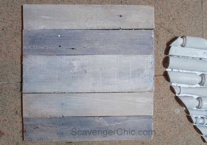 spindle and pallet wood heart