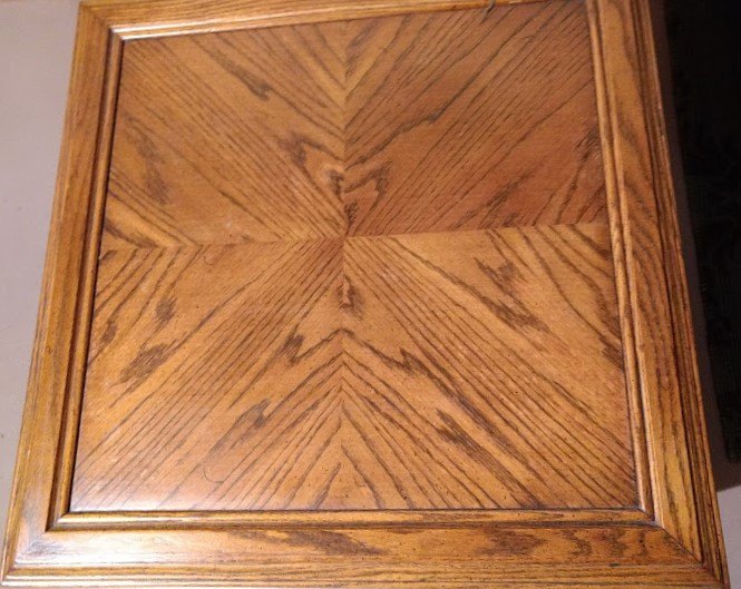 dog kennel made from an old end table