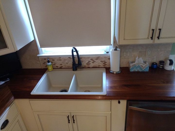 diy walnut kitchen countertop