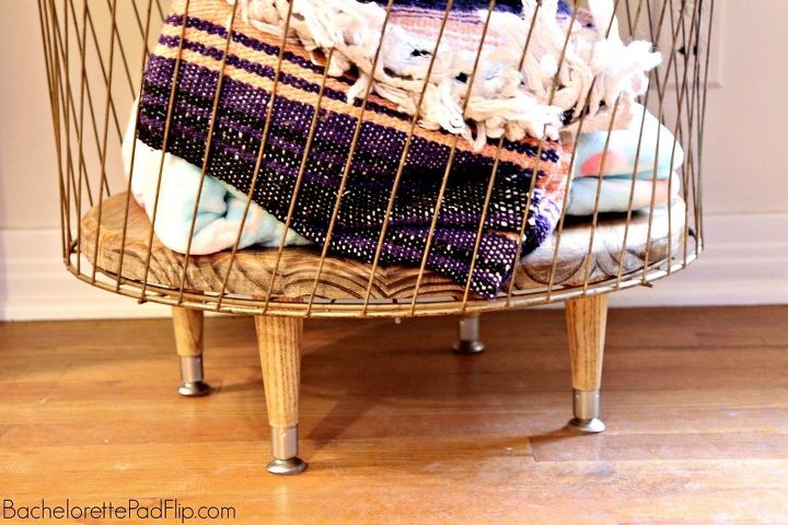 diy storage basket table