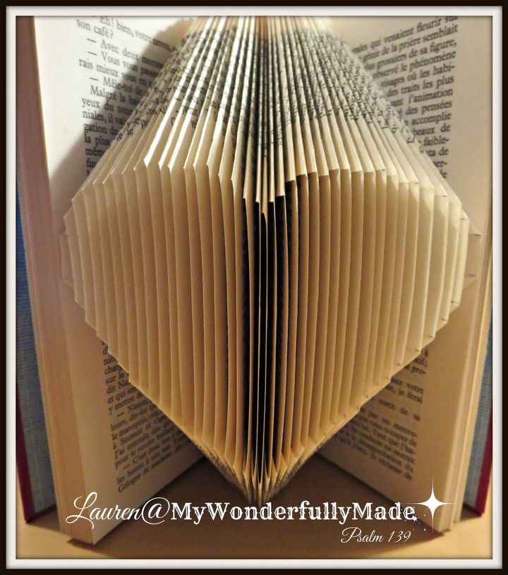 s valentine s day is getting closer get ready with these lovely ideas, Folded Book Art