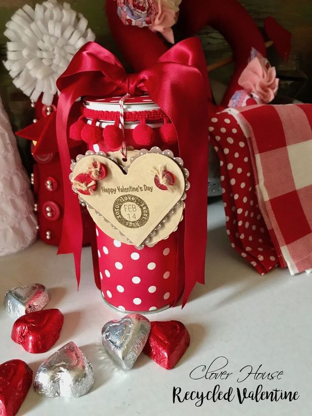 s valentine s day is getting closer get ready with these lovely ideas, Recycled Tin Gift