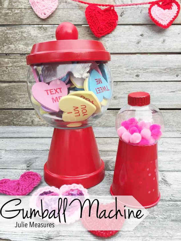 s valentine s day is getting closer get ready with these lovely ideas, Adorable Gumball Machine