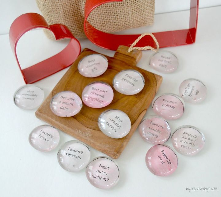 s valentine s day is getting closer get ready with these lovely ideas, Valentine Conversation Stones