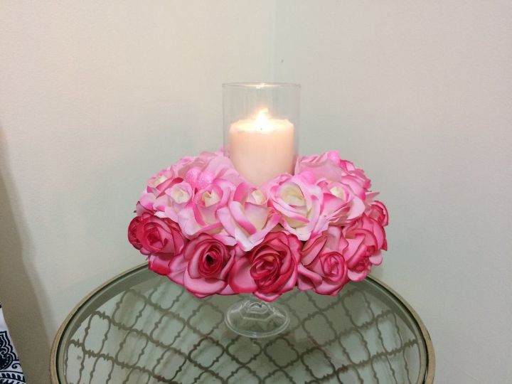 s valentine s day is getting closer get ready with these lovely ideas, Candle Holder Centerpiece