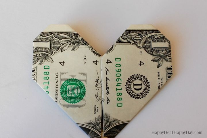 cmo hacer origami de dlares en forma de corazn para el da de san valentn