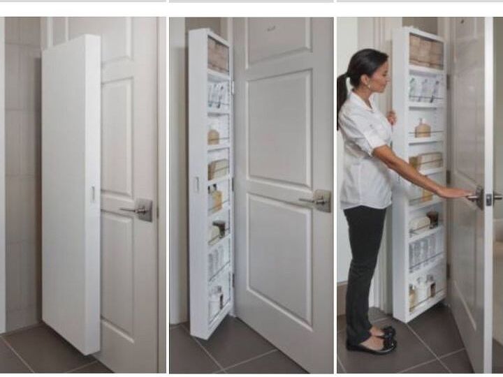 q are there special door hinges that can hold a hidden storage shelf