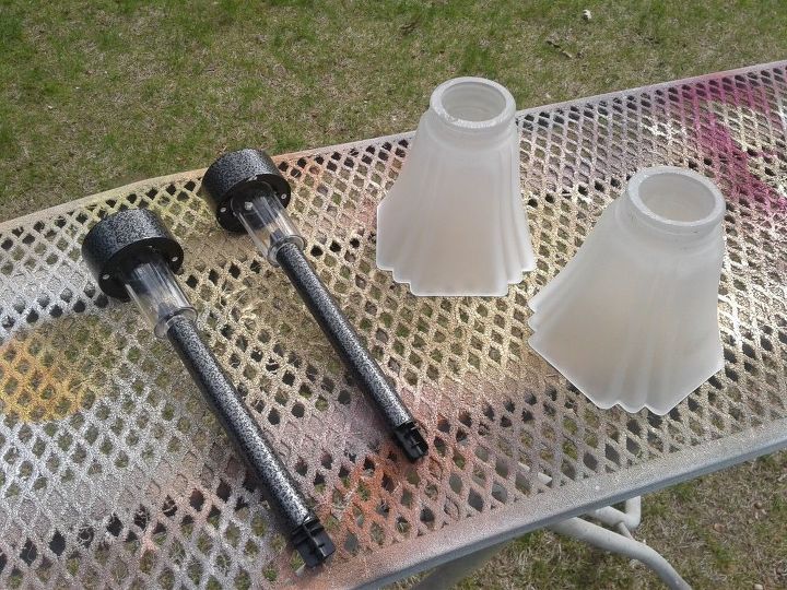 repurposed ceiling fan or chandelier lamp shades