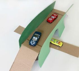 diy toy car bridge tunnel