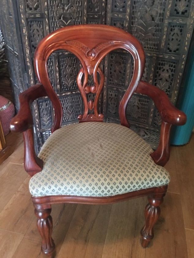 upcycle old chair para um shabby chic stunner