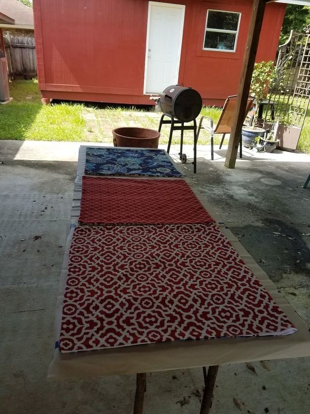 fabulous fabric facelift, Scotchguard has to dry