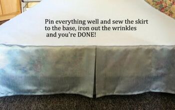 Cómo hacer una falda de cama plisada