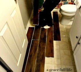 peel and stick hardwood floors for your bath