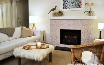 How to Build a Portable Free Standing Decorative Faux Fireplace