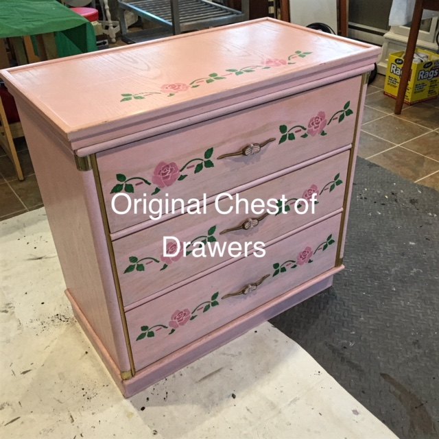 up cycled chest of drawers