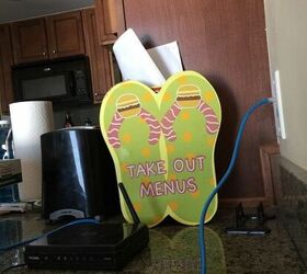 flip flops take out menu holder, This is the inspiration