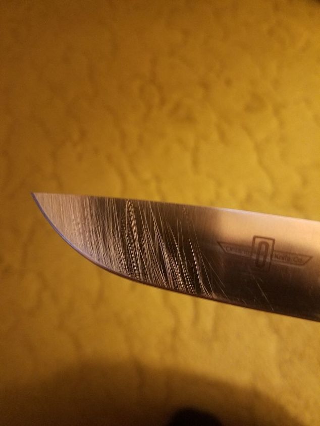 is it possible to remove scratches from a knife blade