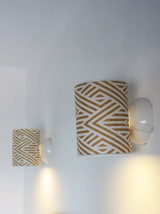 turn a tin can into a stylish wall lamp