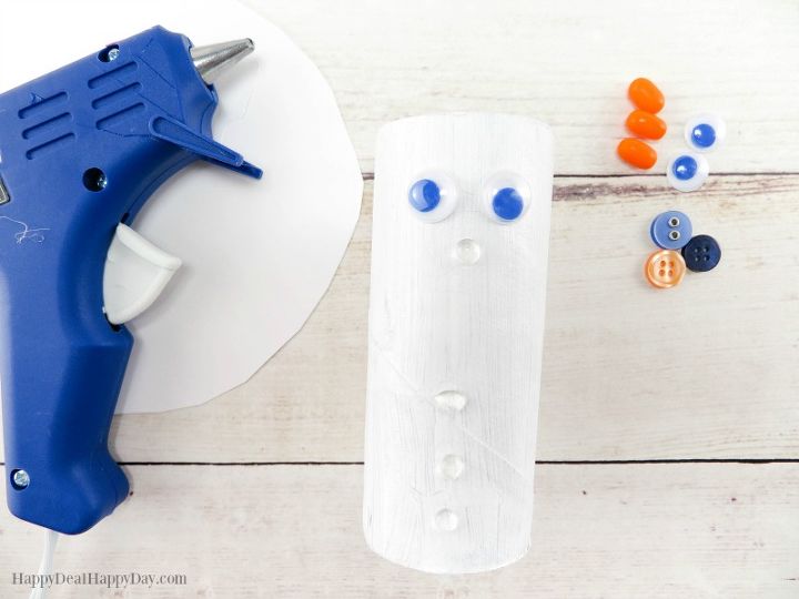 snowmen family toilet paper roll craft