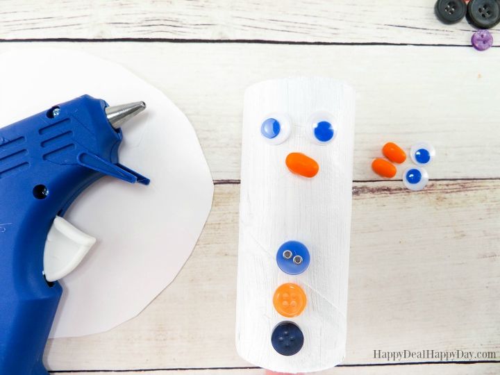 snowmen family toilet paper roll craft