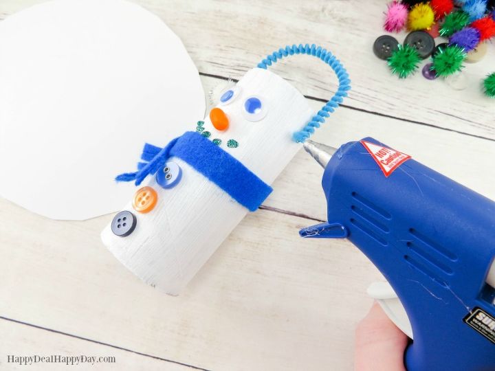 snowmen family toilet paper roll craft