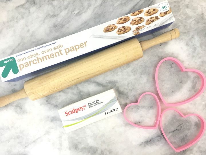 diy clay heart trinket dishes