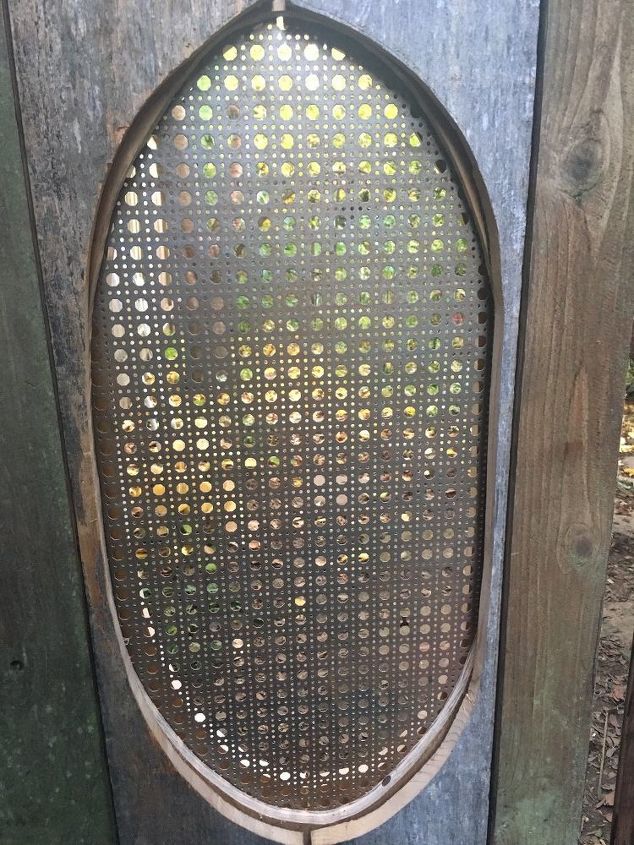 upcycled fence gate, The oval