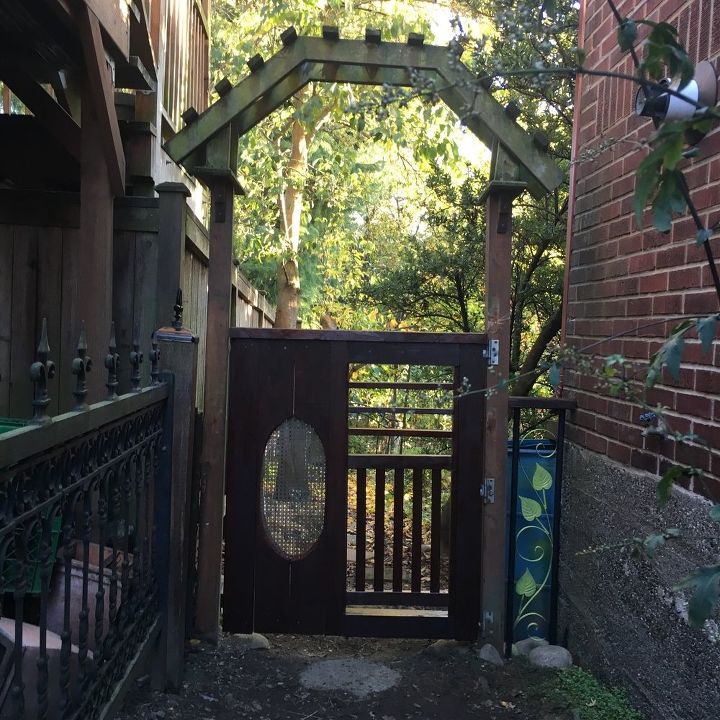 upcycled fence gate, Ta da
