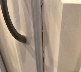 what do i use to fill in cracks on painted cabinets