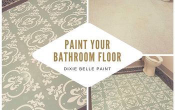 Pintar en suelos de linóleo con pintura Dixie Belle
